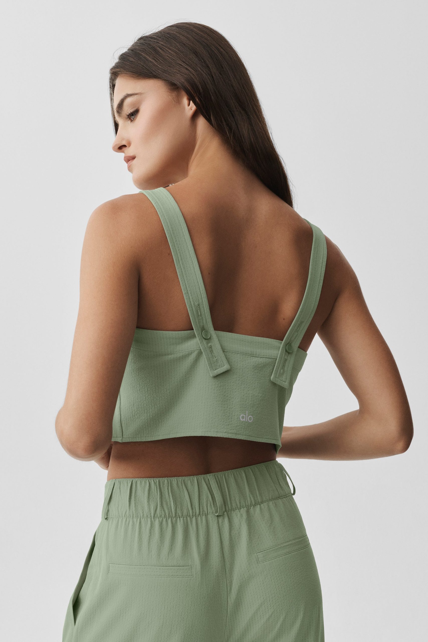 Cropped Dreamscape Tank - Dune Grass - Image 4