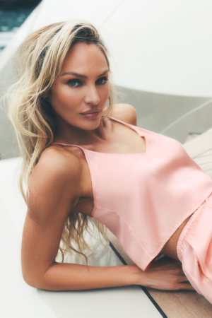 Silk Blend Radiance Tank - Sundrenched Pink