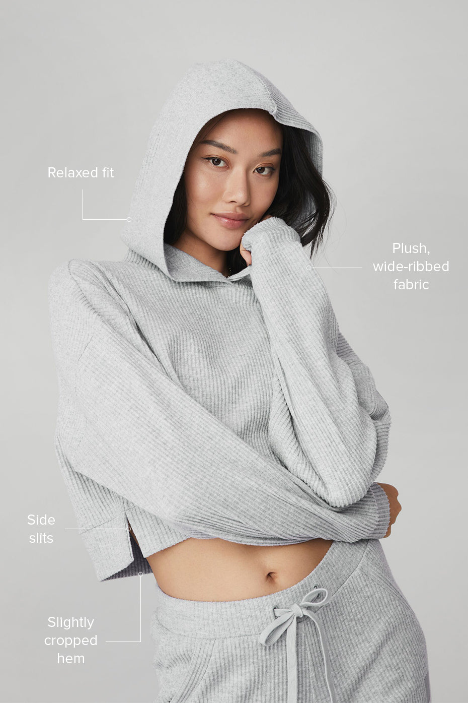 Muse Hoodie - Athletic Heather Grey - Image 2