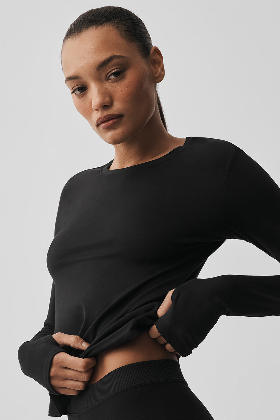 Alosoft Finesse Long Sleeve - Black - Image 3