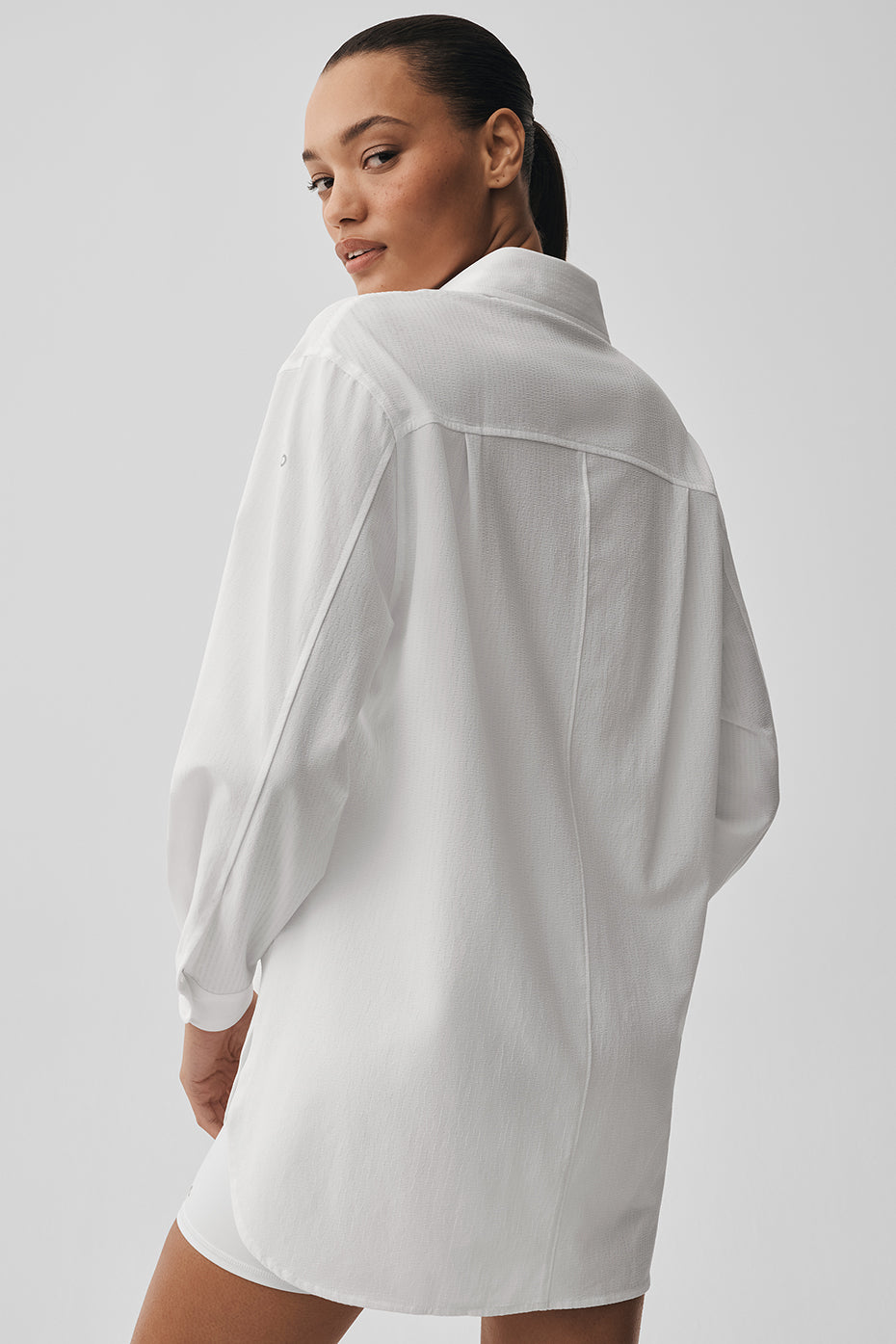 Dreamscape Button Down Long Sleeve - White - Image 2
