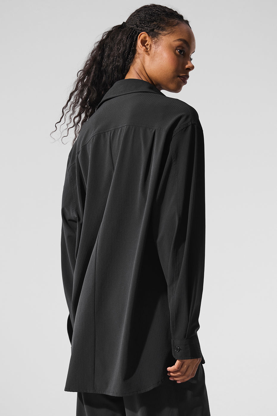 Dreamscape Button Down Long Sleeve - Black - Image 2