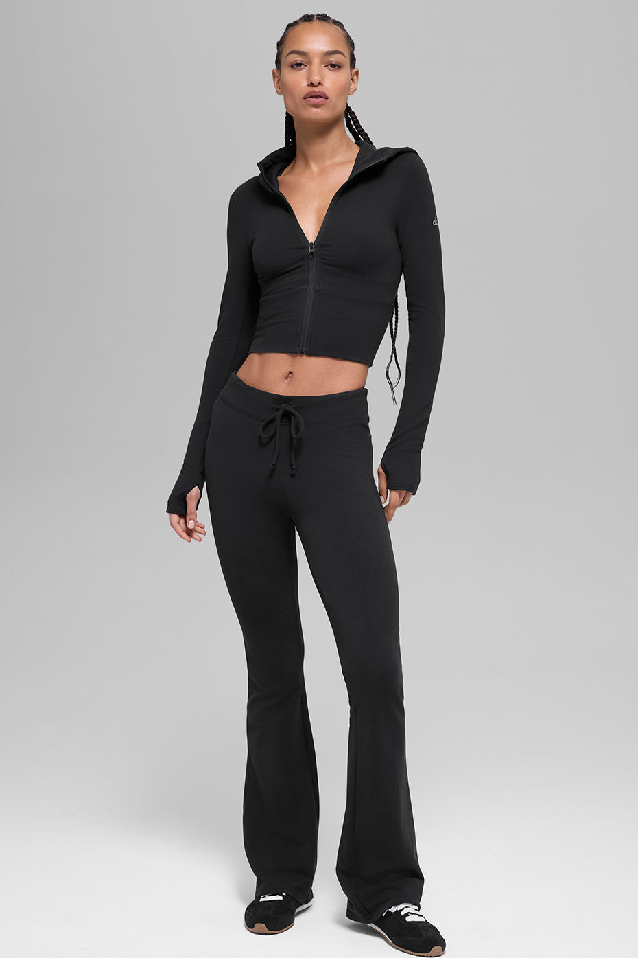 Sway Full Zip Hoodie - Black - Image 6