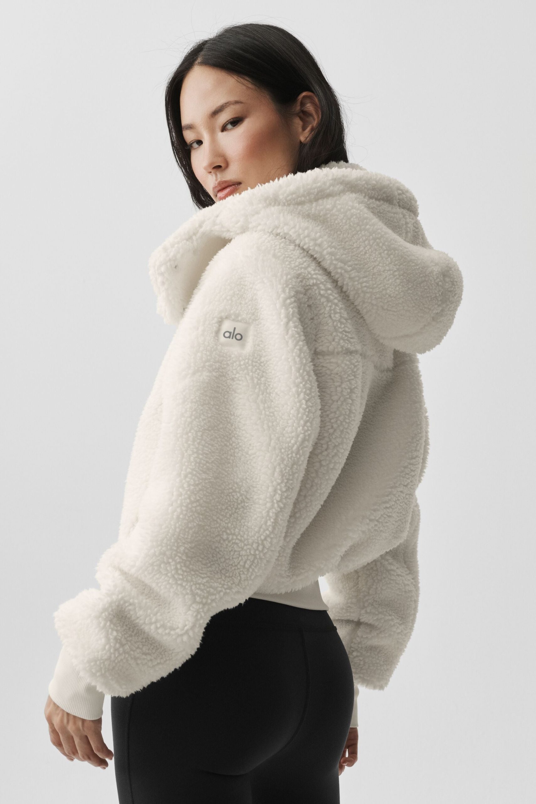 Foxy Sherpa Jacket - Ivory - Image 3