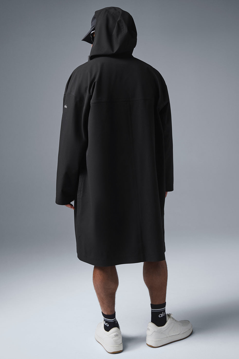 Rain Or Shine Long Coat - Black - Image 4