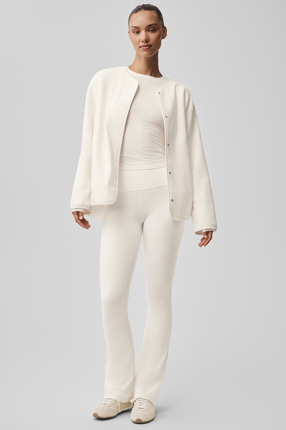 Polar Fleece Take Note Jacket - Ivory - Image 6