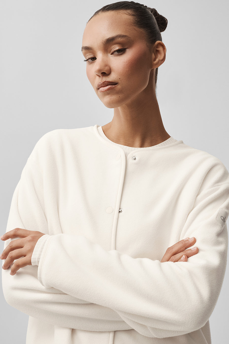 Polar Fleece Take Note Jacket - Ivory - Image 3