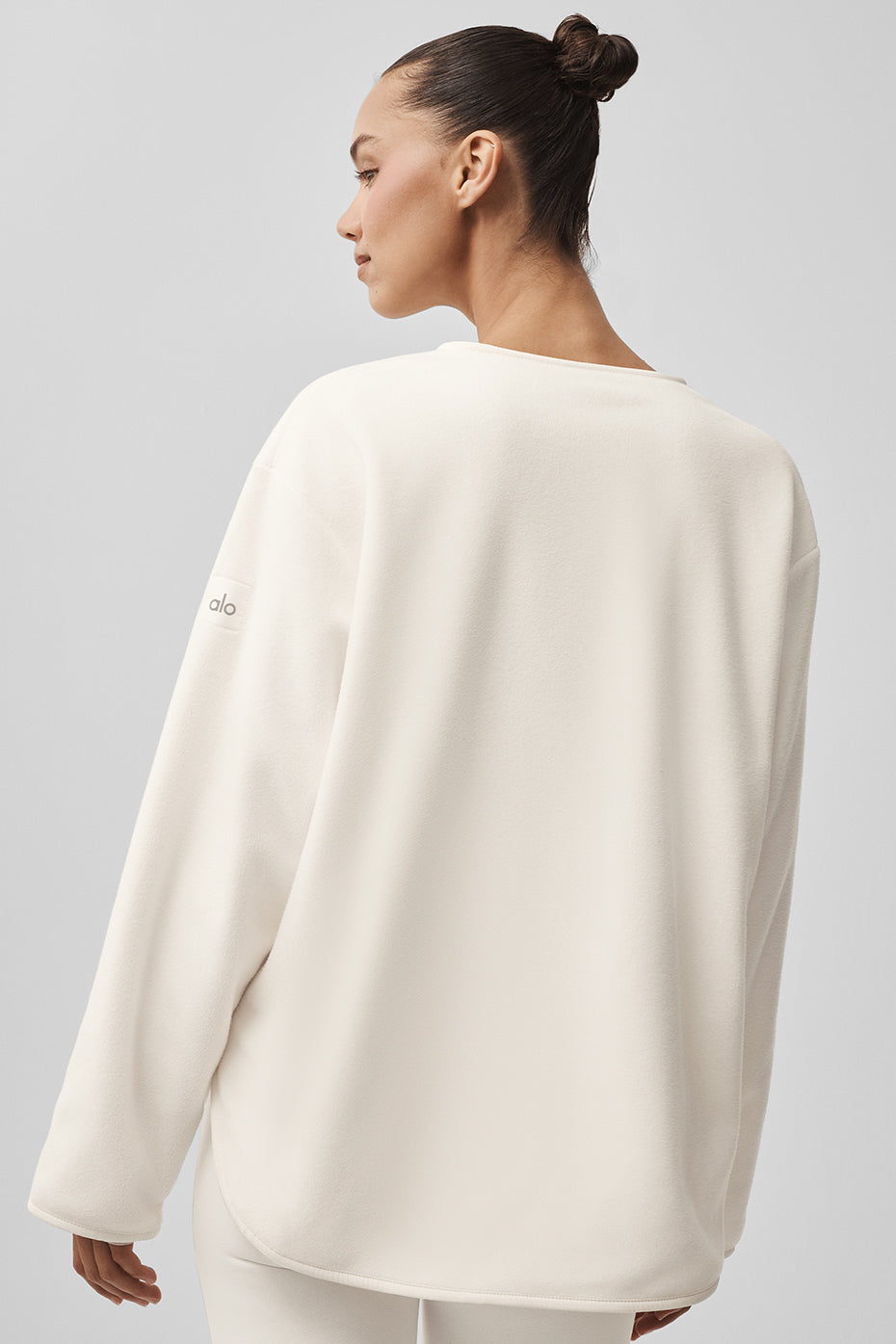 Polar Fleece Take Note Jacket - Ivory - Image 4