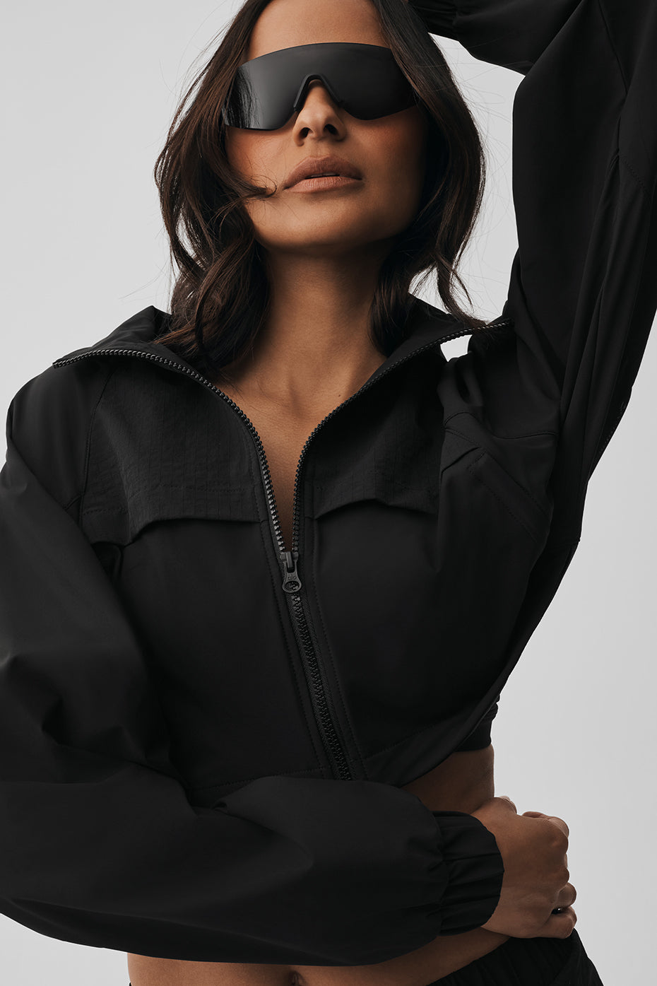 Cropped Playmaker Jacket - Black - Image 3