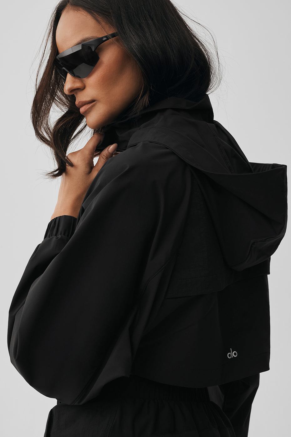 Cropped Playmaker Jacket - Black - Image 4