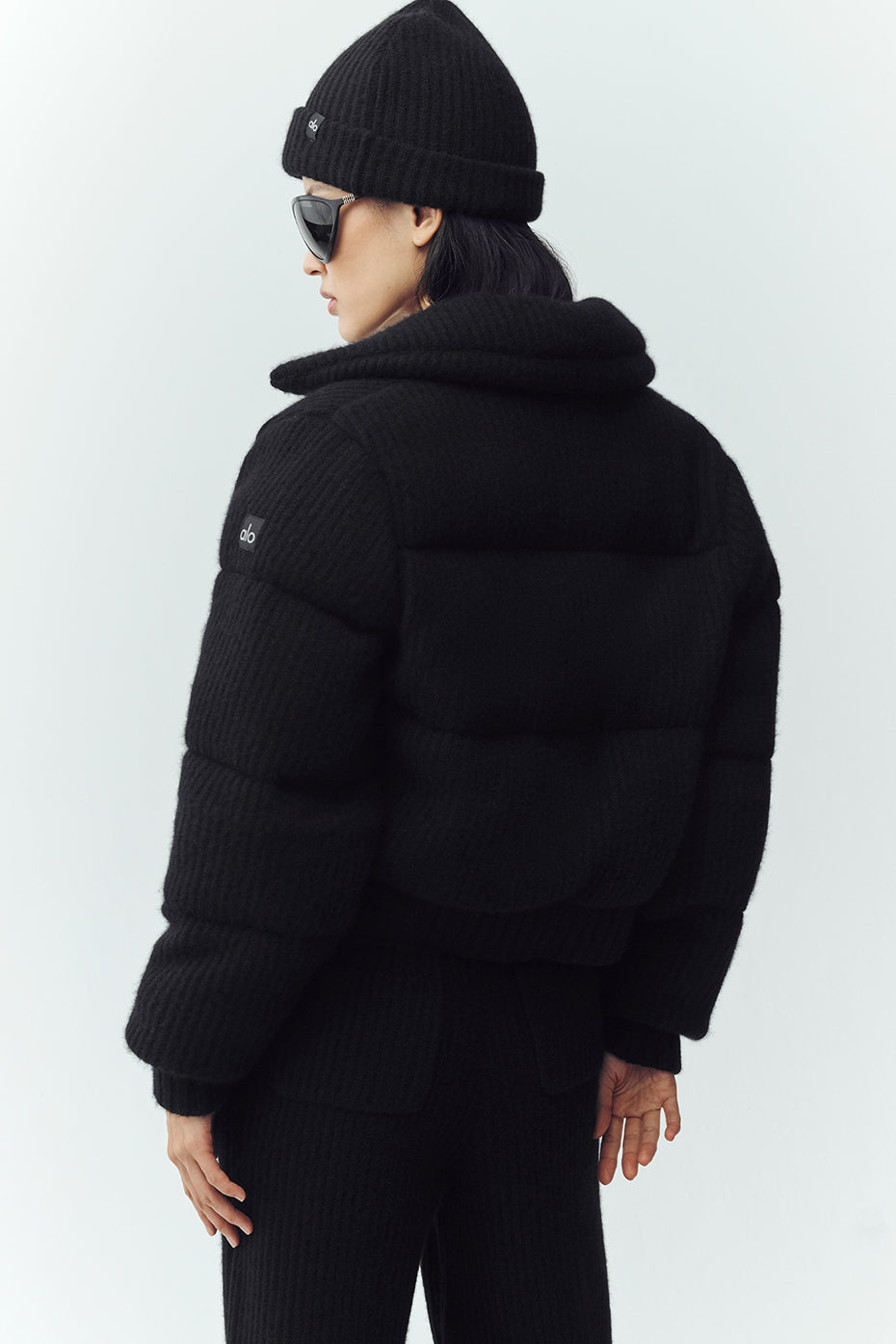 Cashmere Northstar Sweater Puffer - Black - Image 3