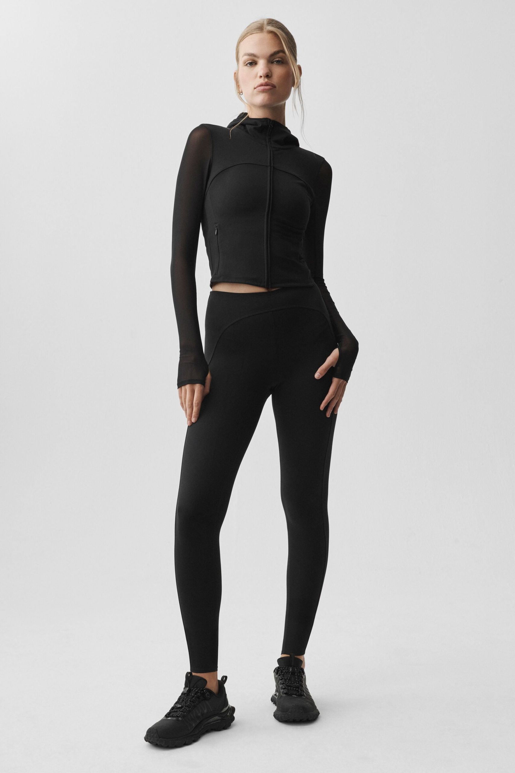 ALO Softsculpt Superset Full Zip Jacket - Black - Image 5