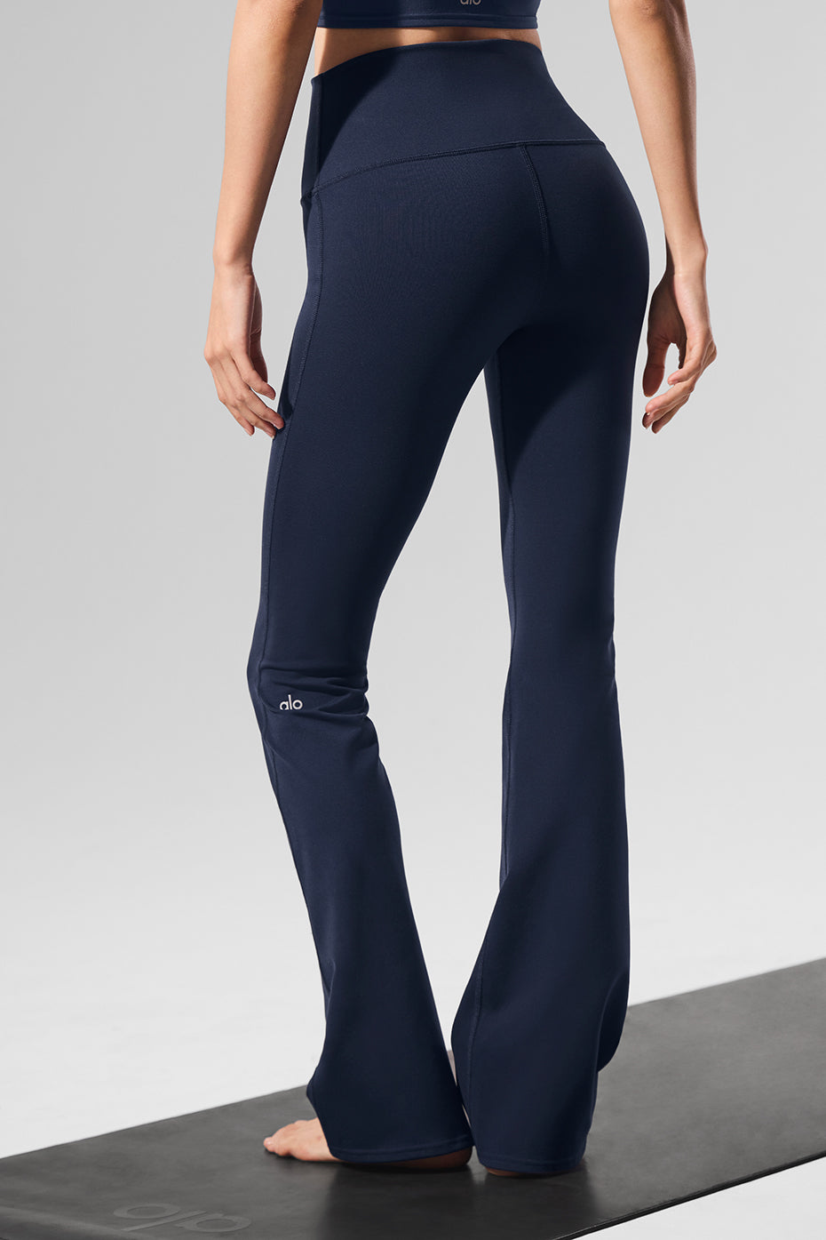 Airbrush High-Waist Bootcut Legging - Navy - Image 2