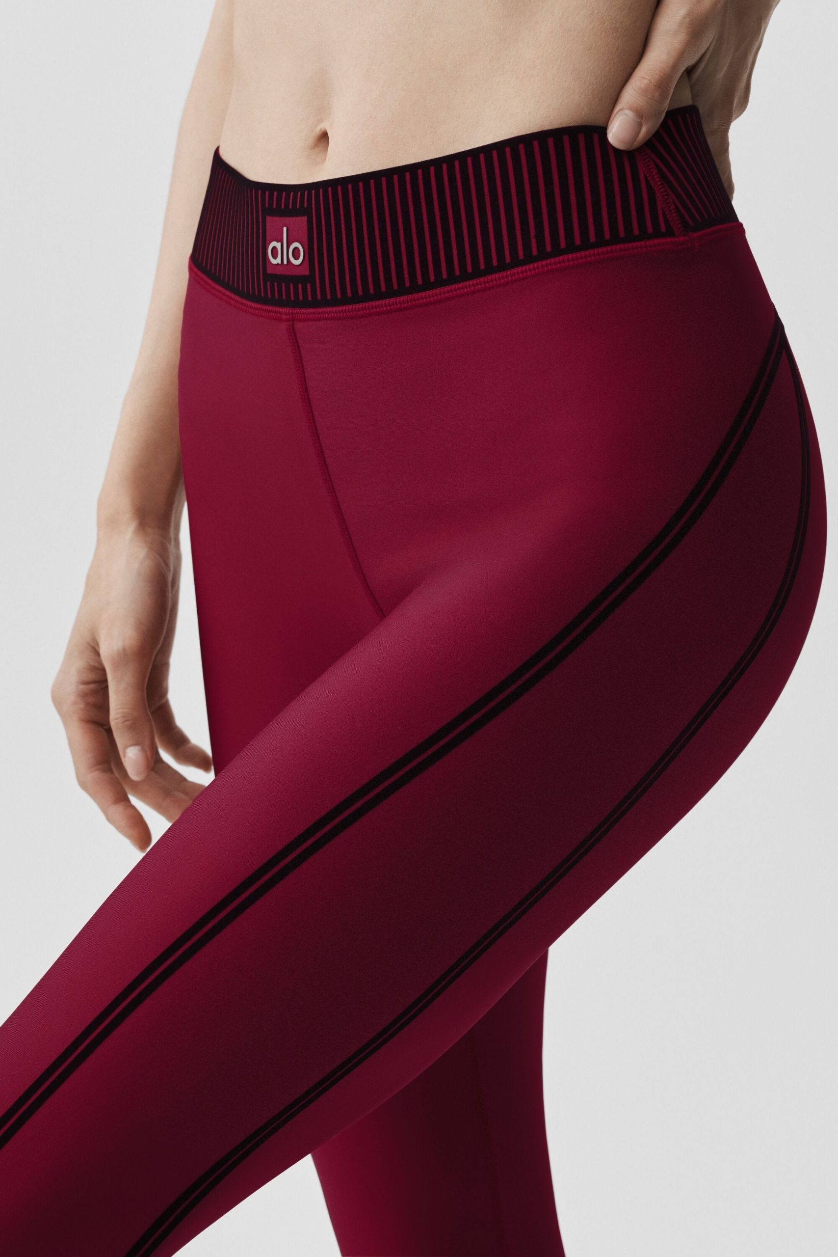 Airlift High-Waist 7/8 Line Up Legging - Summer Romance Red - Image 5