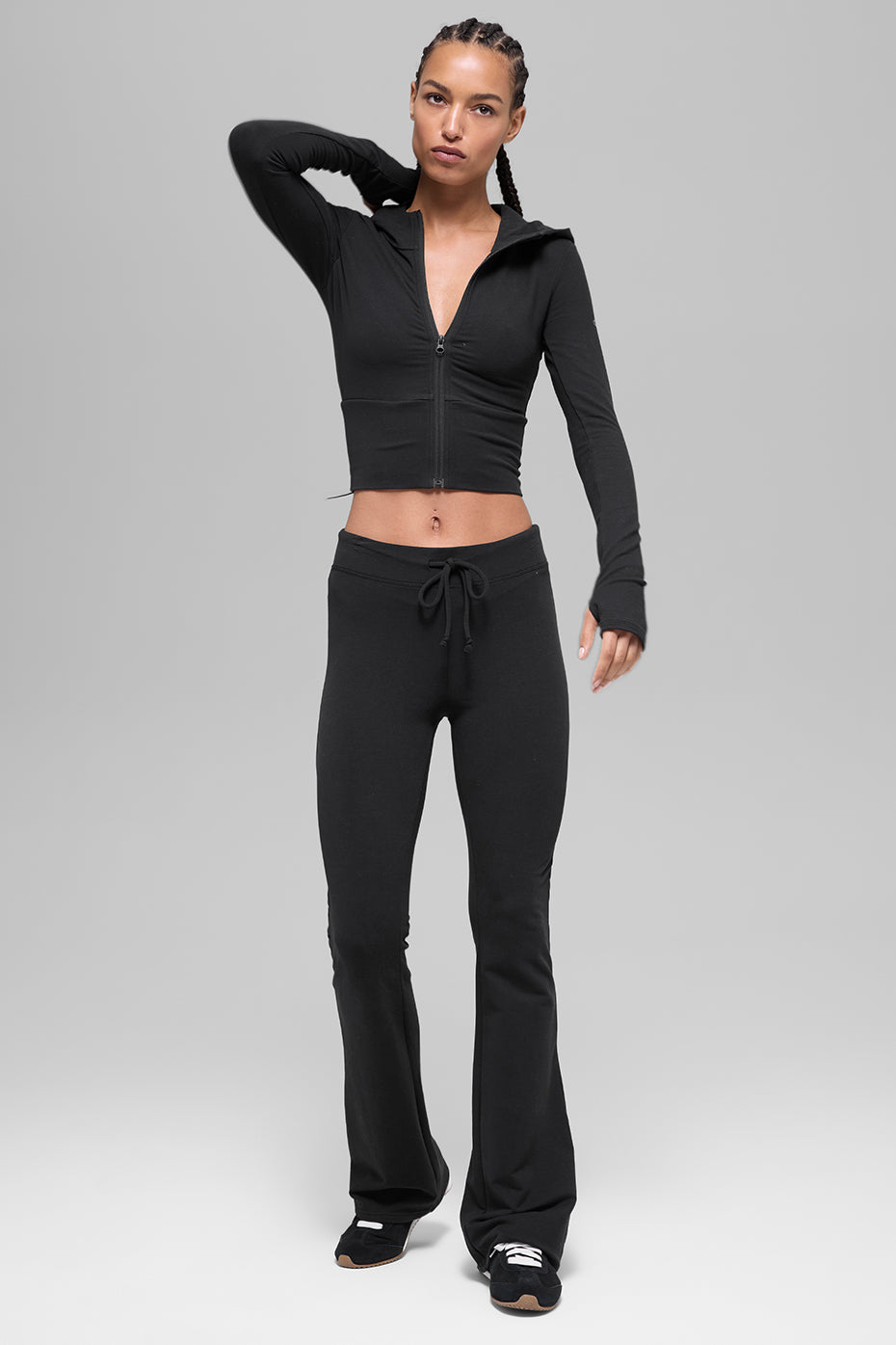 Sway Bootcut Sweatpant - Black - Image 5