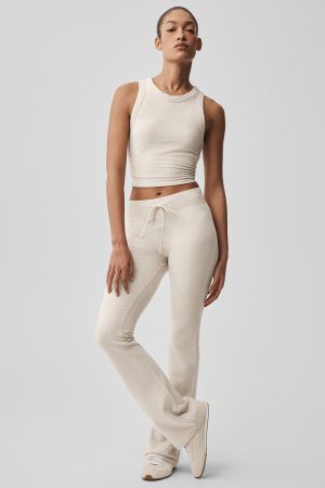 Sway Bootcut Sweatpant - Oatmeal Heather