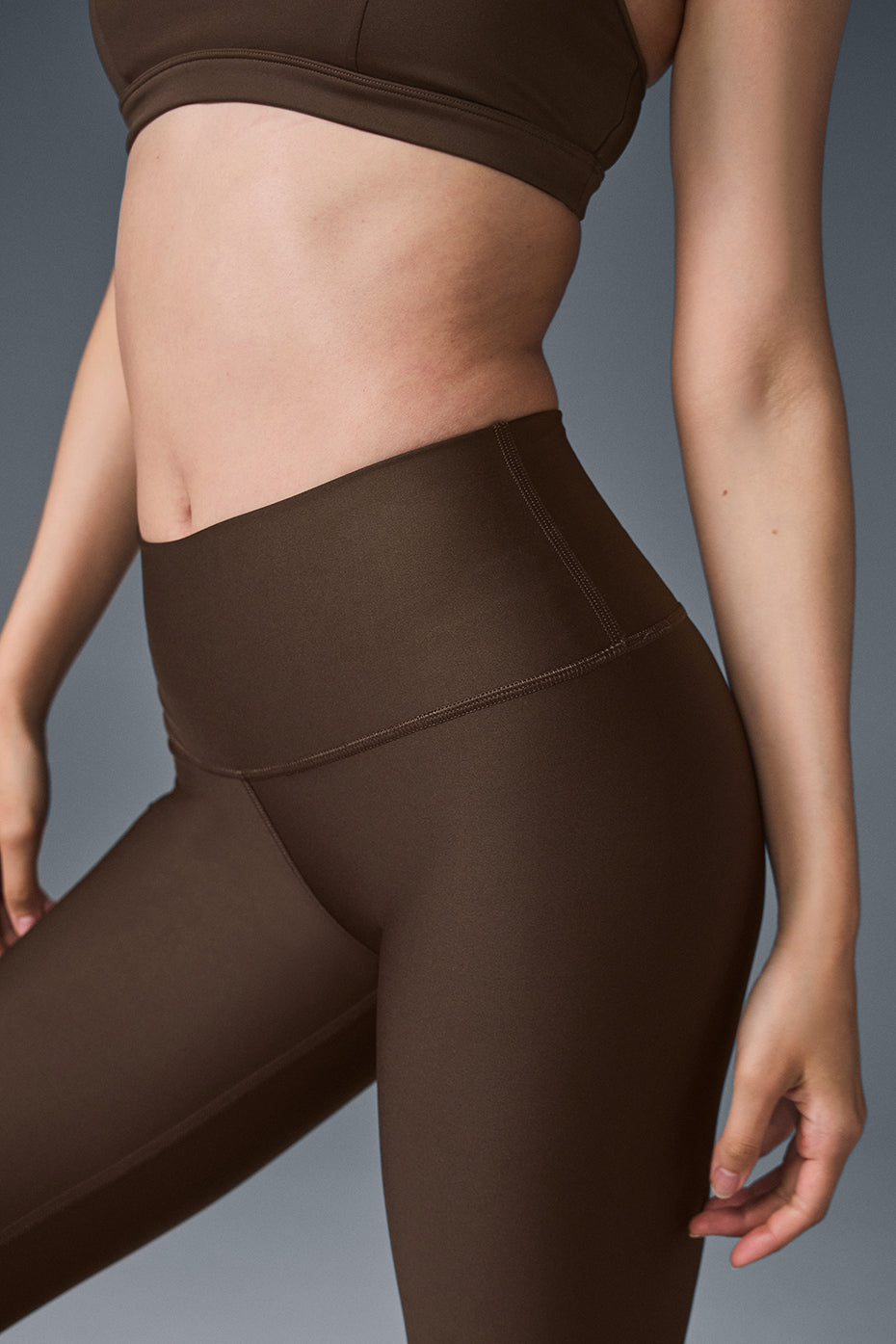 High-Waist Airlift Legging - Espresso - Image 4