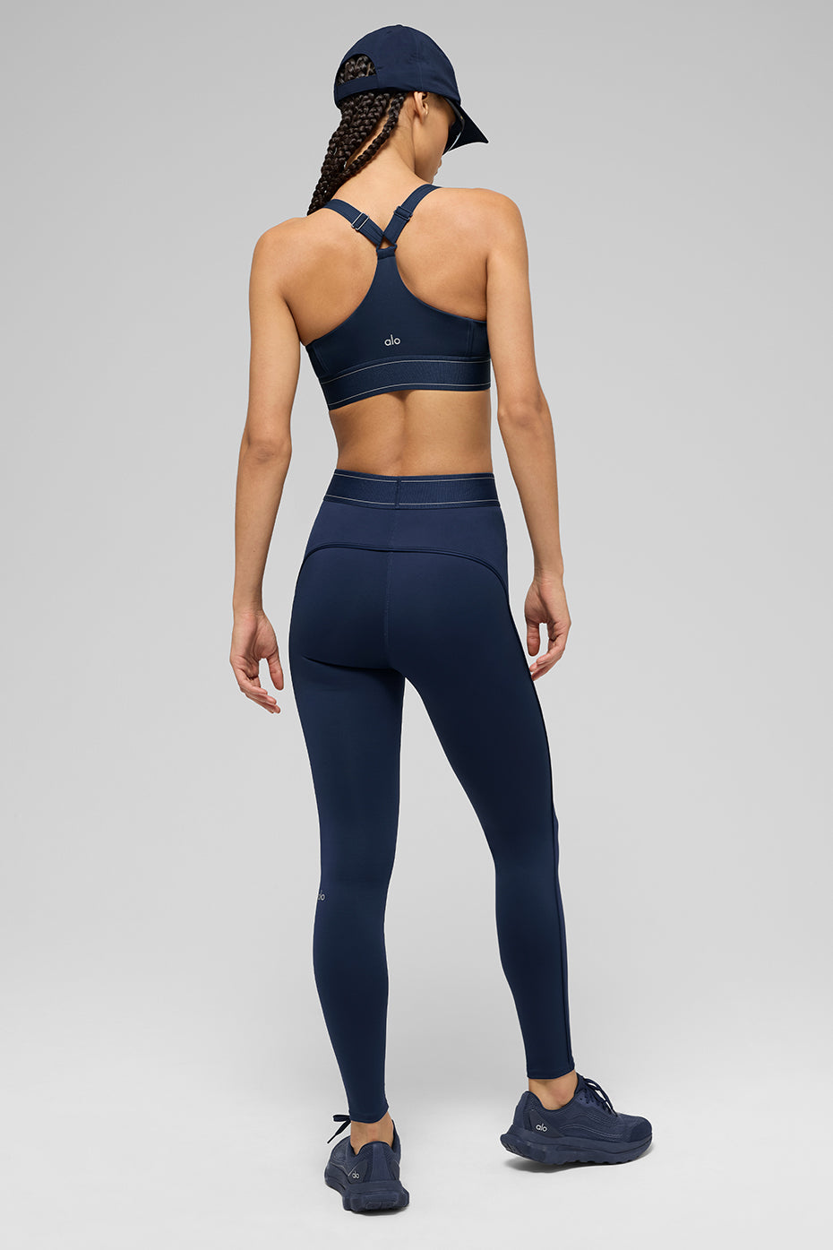 Airlift High-Waist Suit Up Legging - Navy/Navy - Image 3