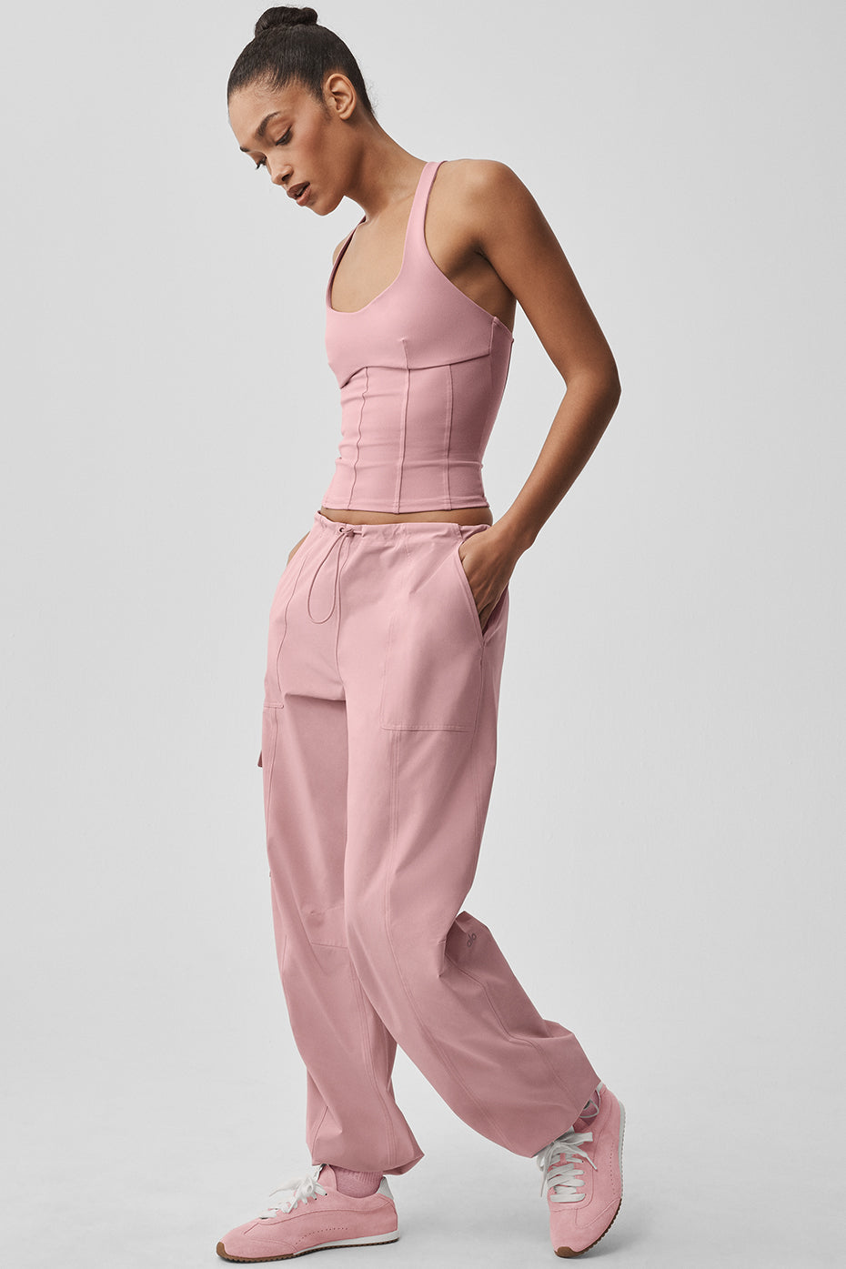 Low Rise Megastar Cargo Pant - Vintage Pink - Image 6