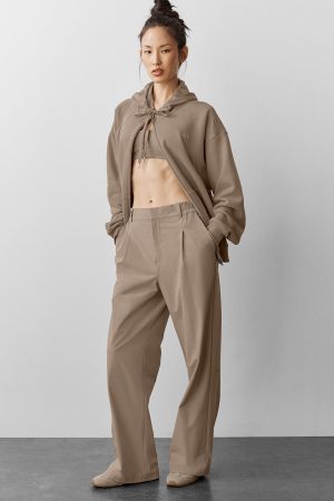 High-Waist Pursuit Trouser (Regular) - Gravel