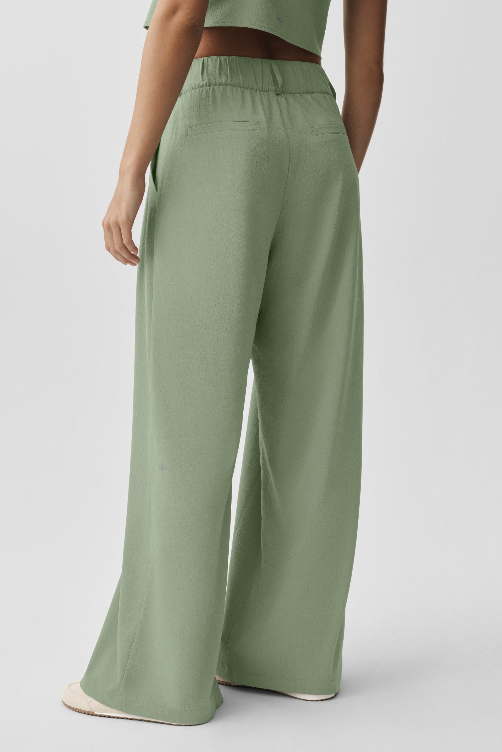 High-Waist Dreamscape Trouser (Regular) - Dune Grass - Image 4