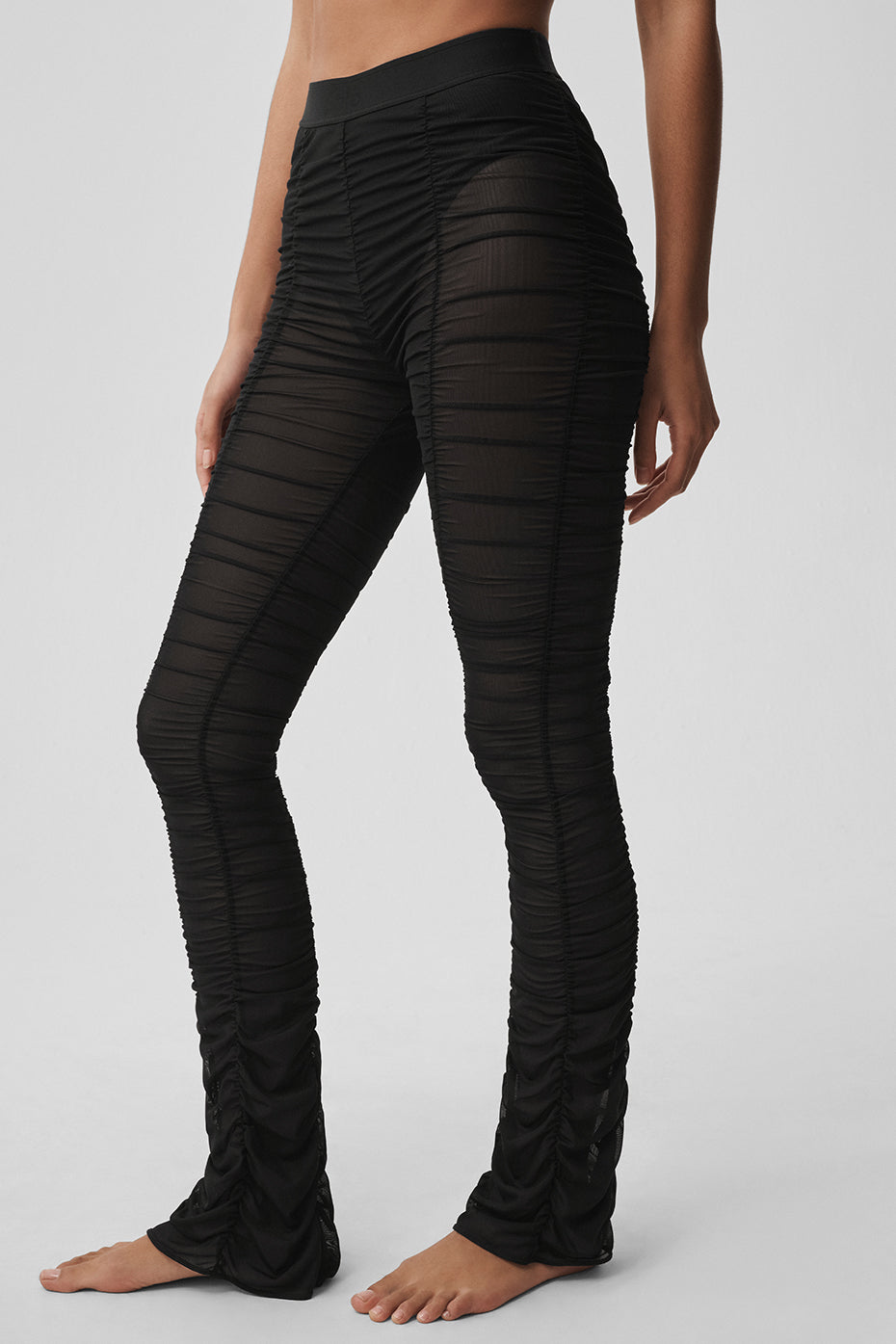 Airlift Mesh High-Waist Cherish Legging - Black - Image 3