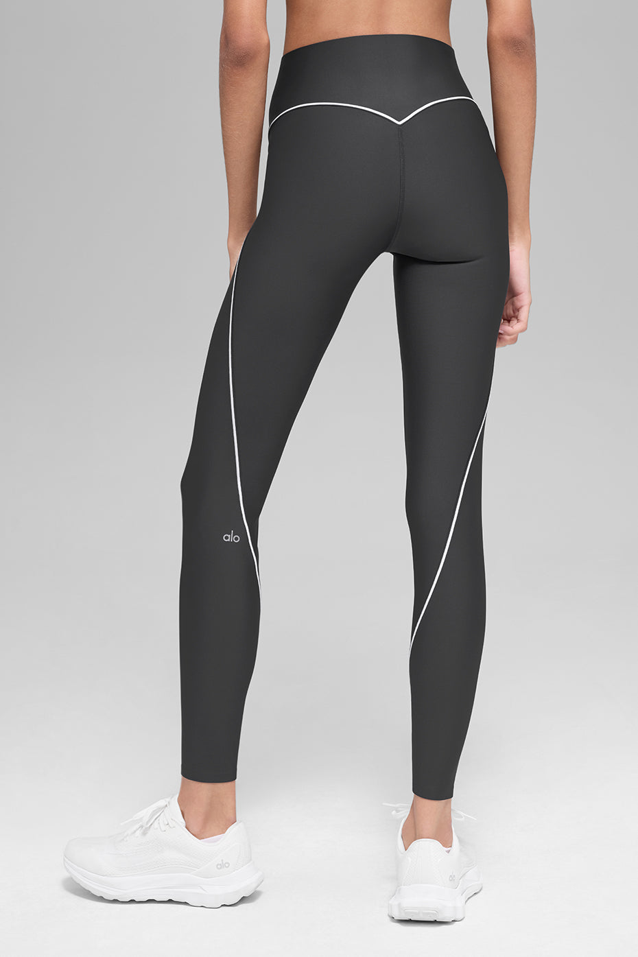 Airlift High-Waist Haven Legging - Anthracite/White - Image 4