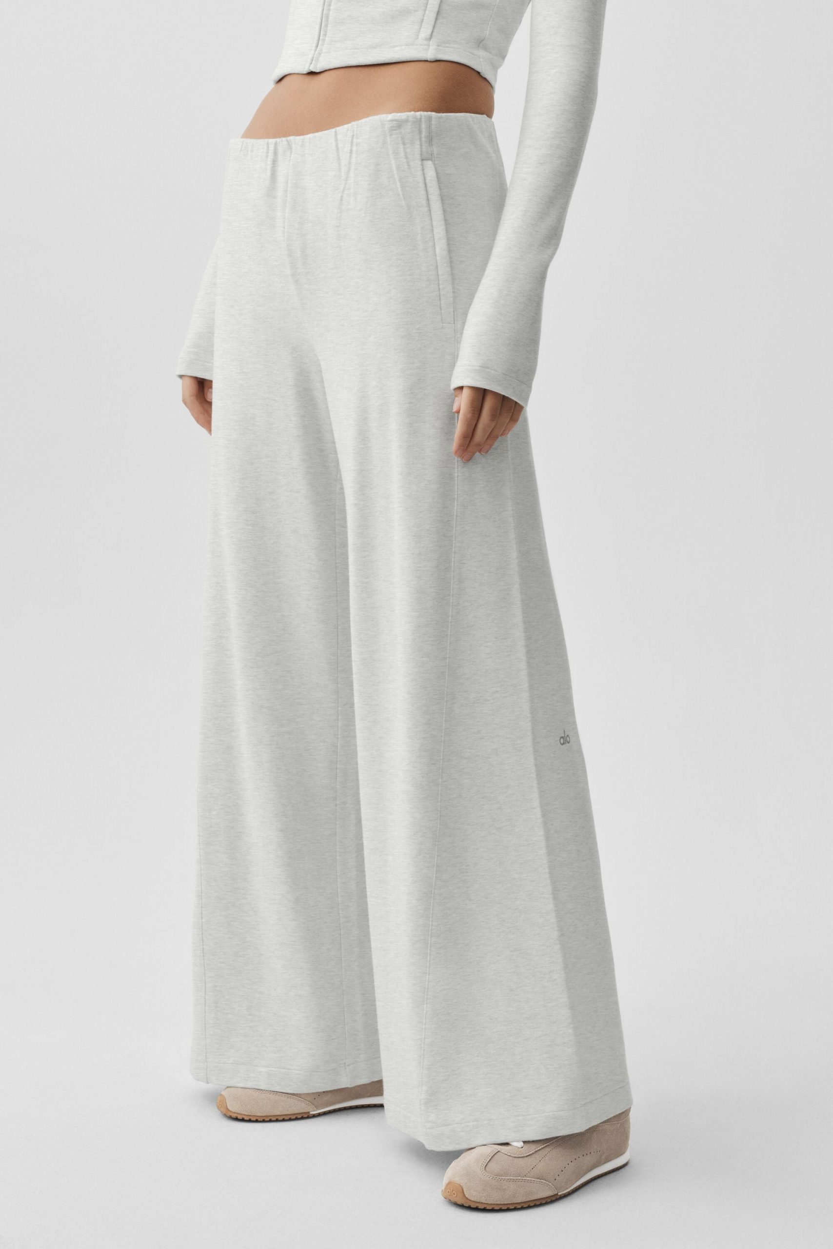 Sway Mid-Rise On The Go Pant - White Heather - Image 4