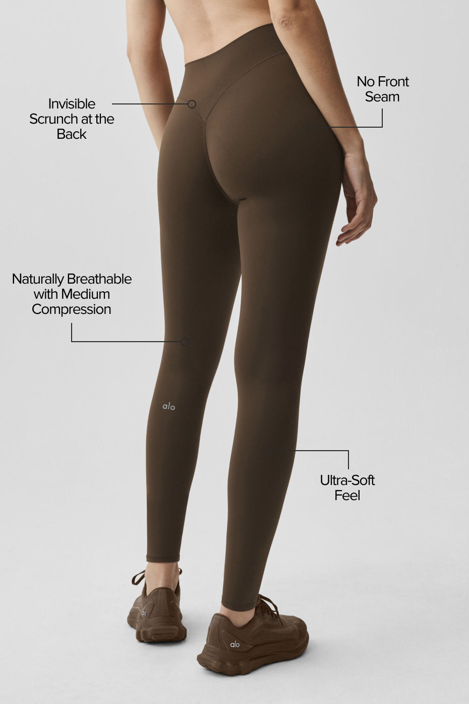 ALO Softsculpt Define Legging - Espresso - Image 2