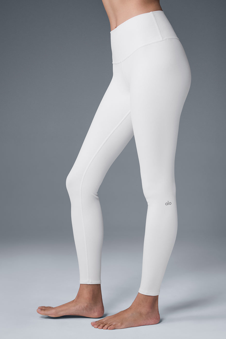 High-Waist Airbrush Legging - White - Image 4
