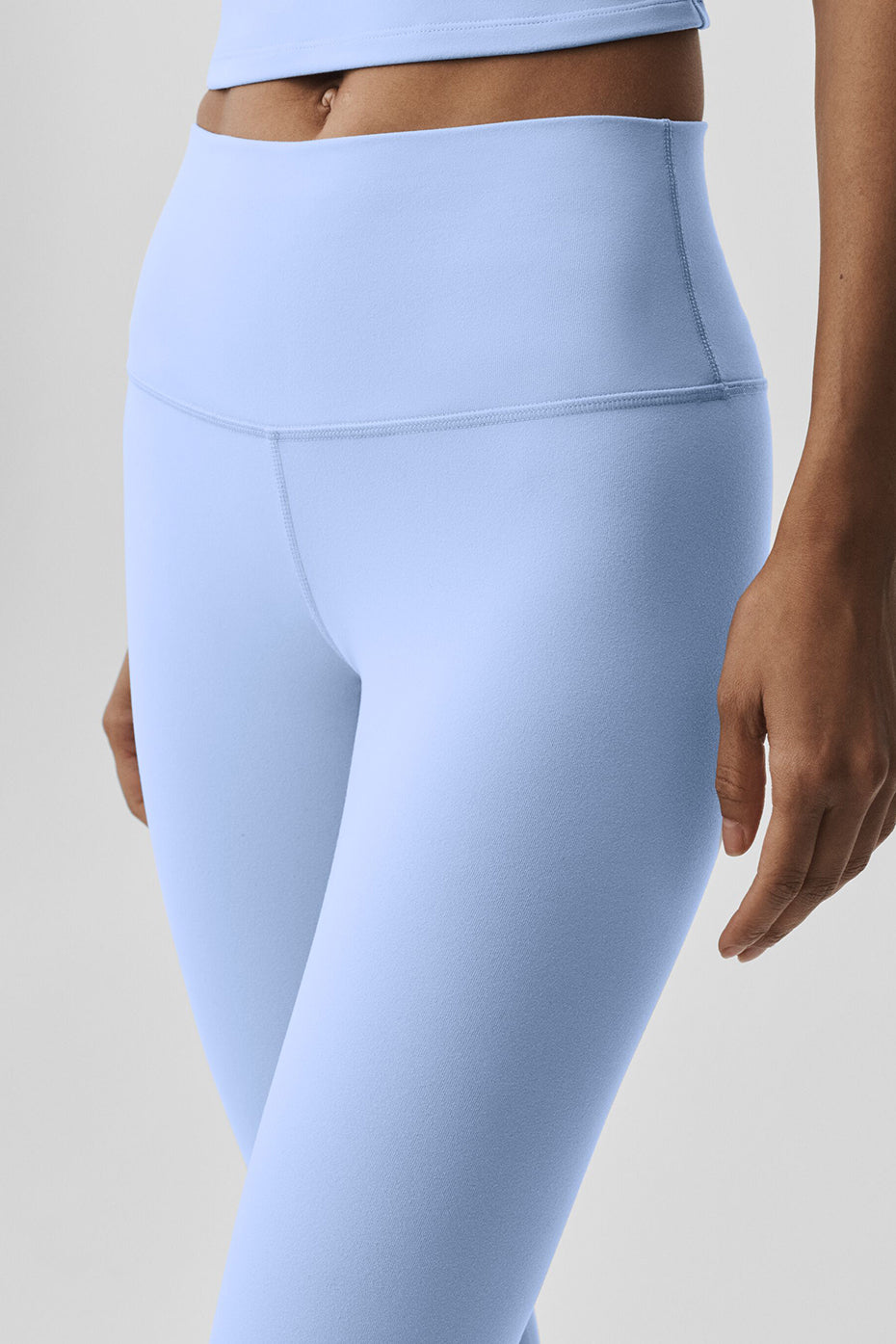 High-Waist Airbrush Legging - Light Provence Blue - Image 3