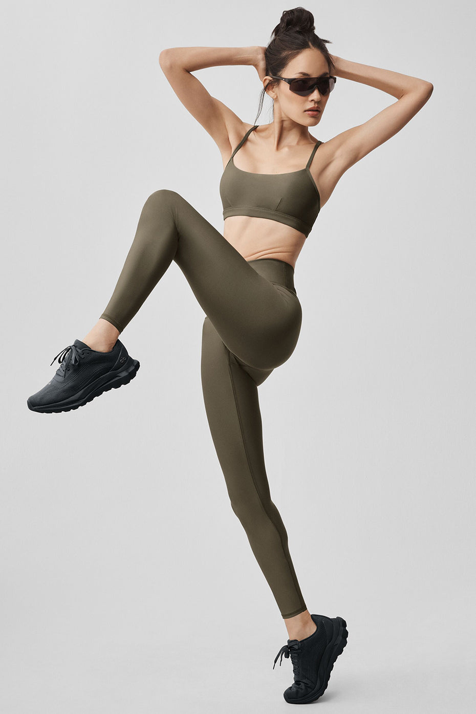 7/8 High-Waist Airlift Legging - Olive Tree - Image 5