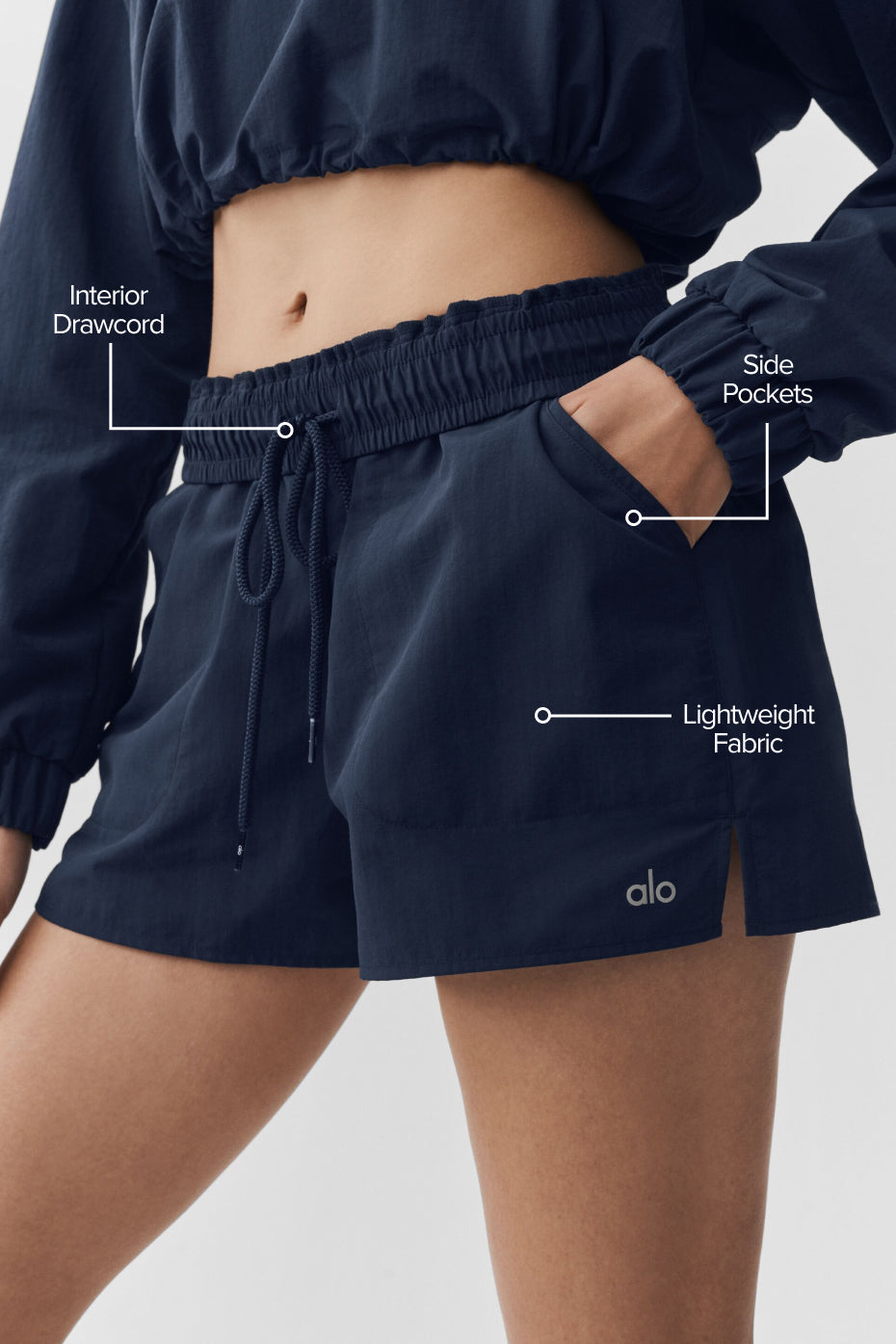 Alumni Short - Navy - Image 2