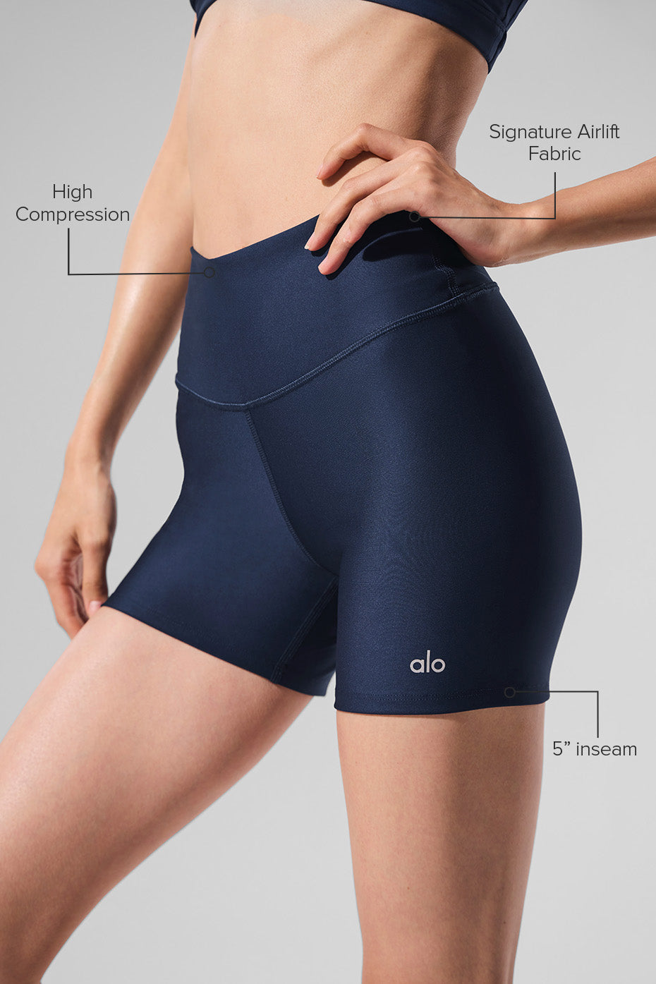 5 Airlift Energy Short - Navy - Image 2