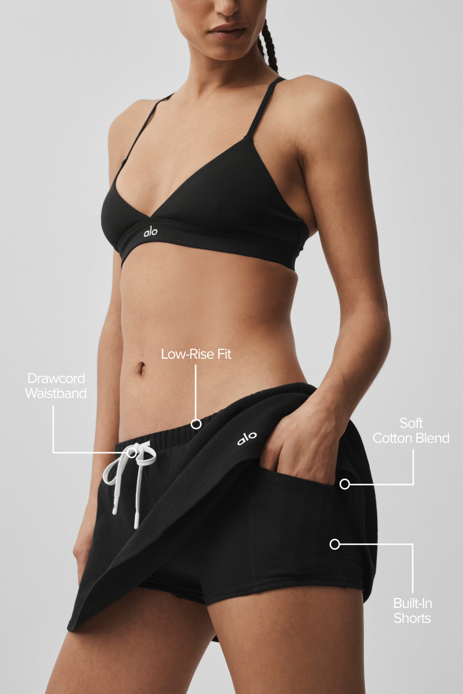 Low-Rise Fan Favorite Micro Skirt - Black - Image 2