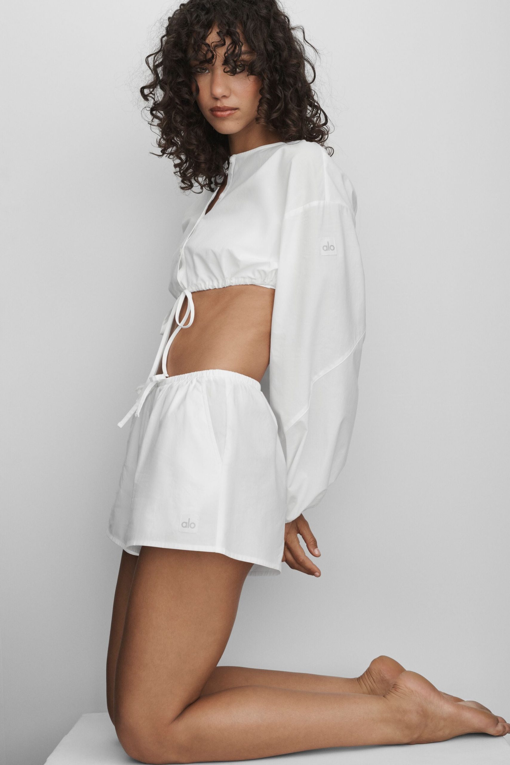 Cotton High-Waist Real Deal Short - White - Image 4