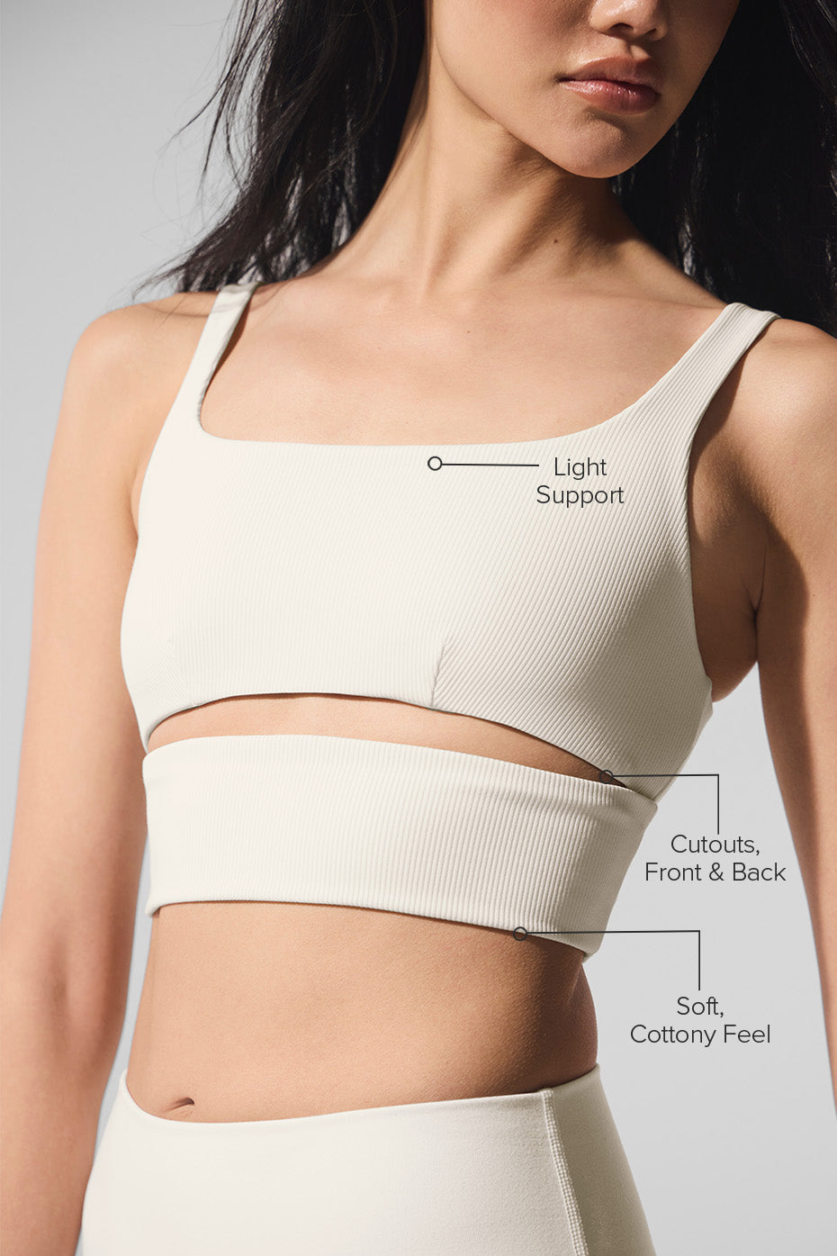Slit Bra - Ivory - Image 2