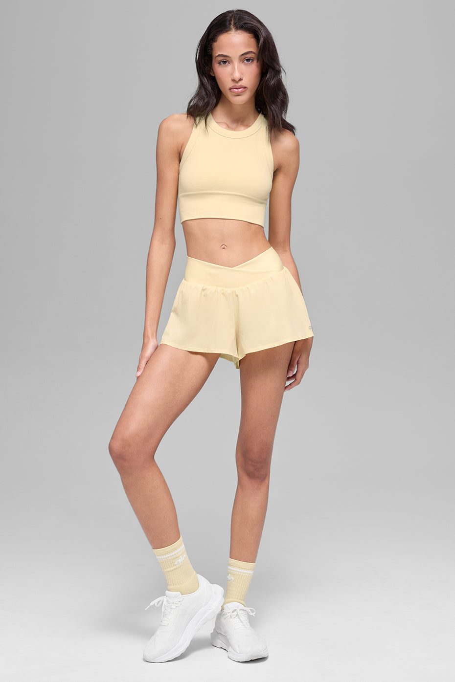 Seamless Delight High Neck Bra - Candlelight Yellow - Image 6