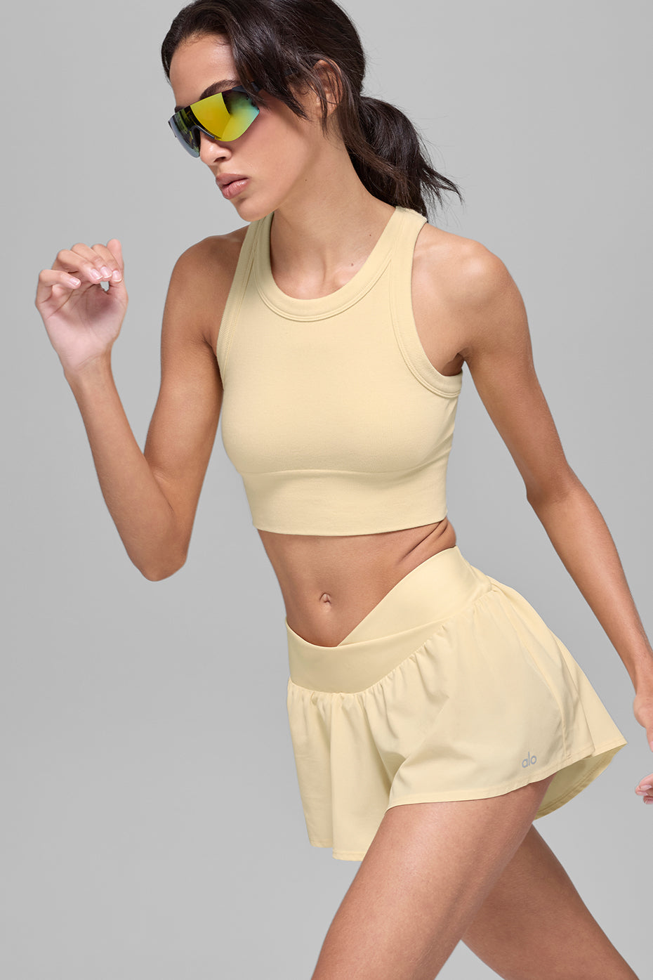 Seamless Delight High Neck Bra - Candlelight Yellow - Image 5
