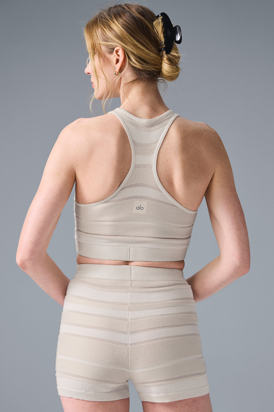 Sport Play Knit Bra - Ivory/Alabaster - Image 2