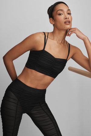 Airlift Mesh Cherish Bra - Black