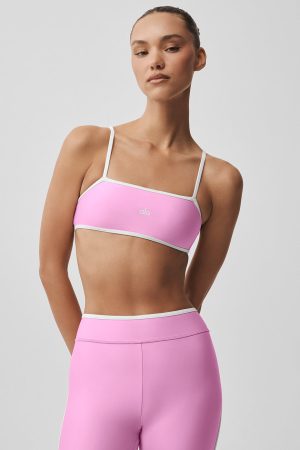 Airlift Charger Bra - Candy Heart Pink/White