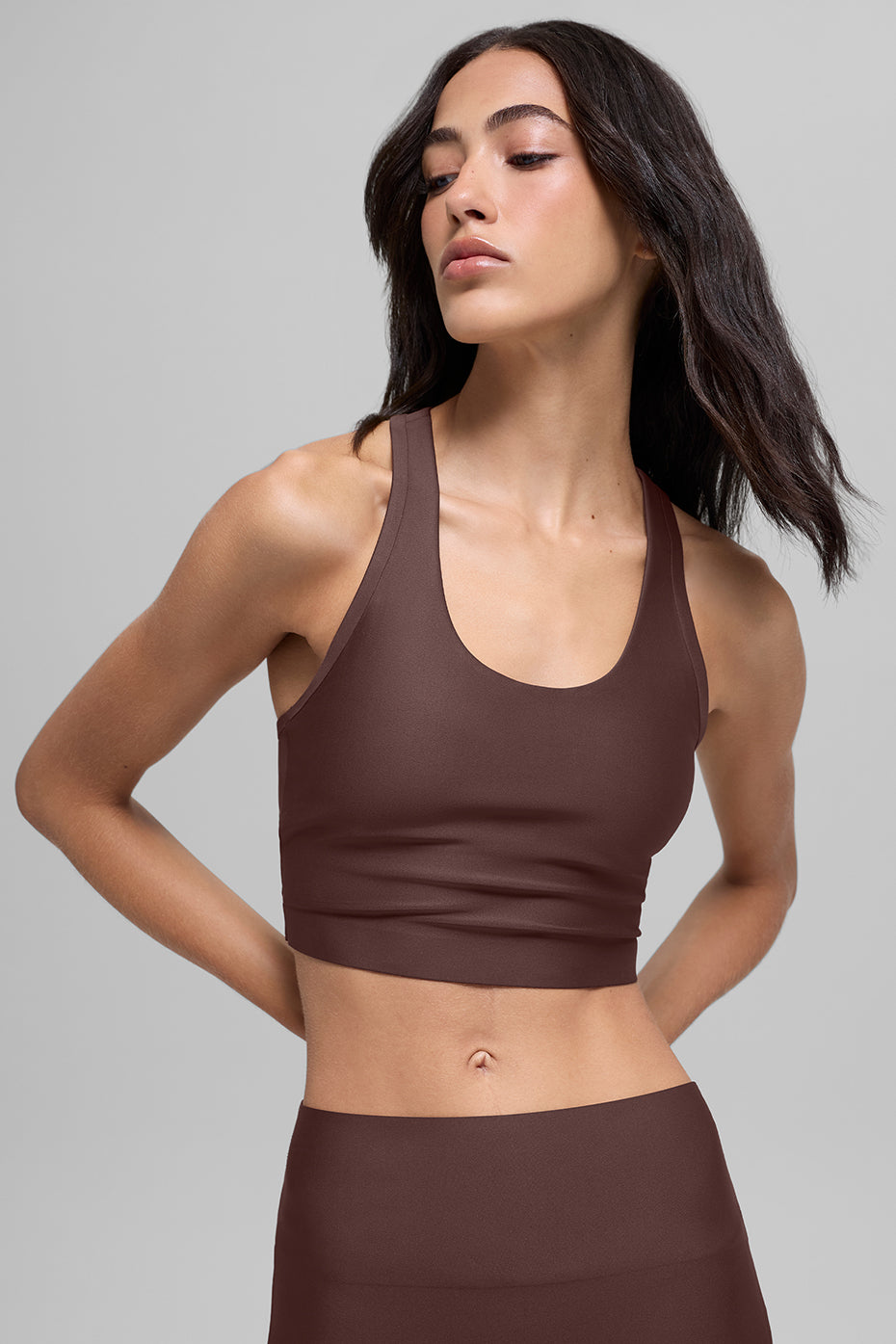 Airlift Super Sleek Bra Tank - Brownstone - Image 2