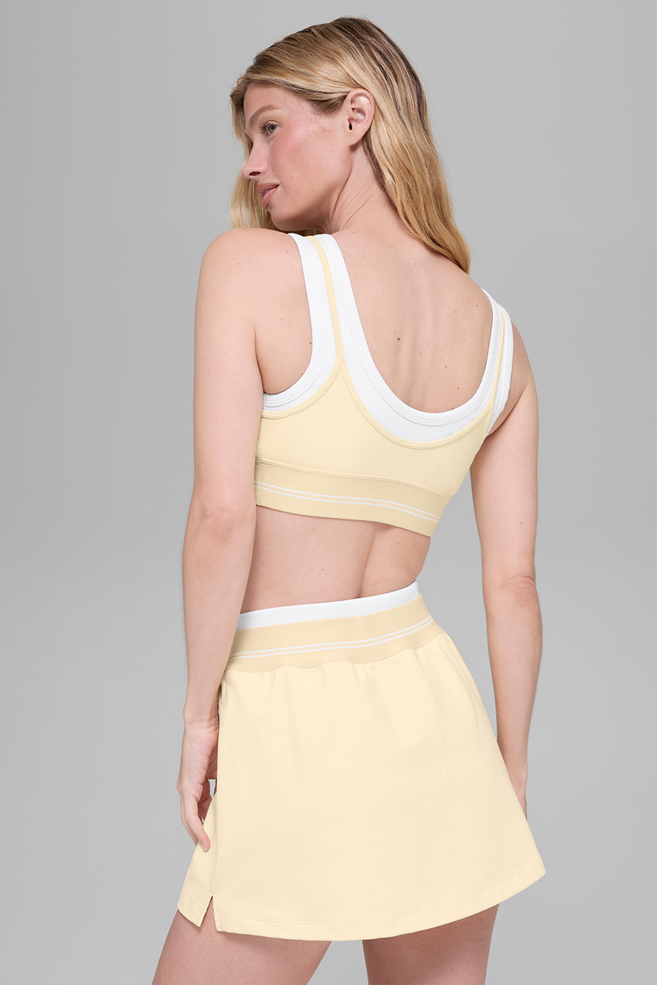 Airbrush Better Together Bra - Candlelight Yellow/White - Image 2